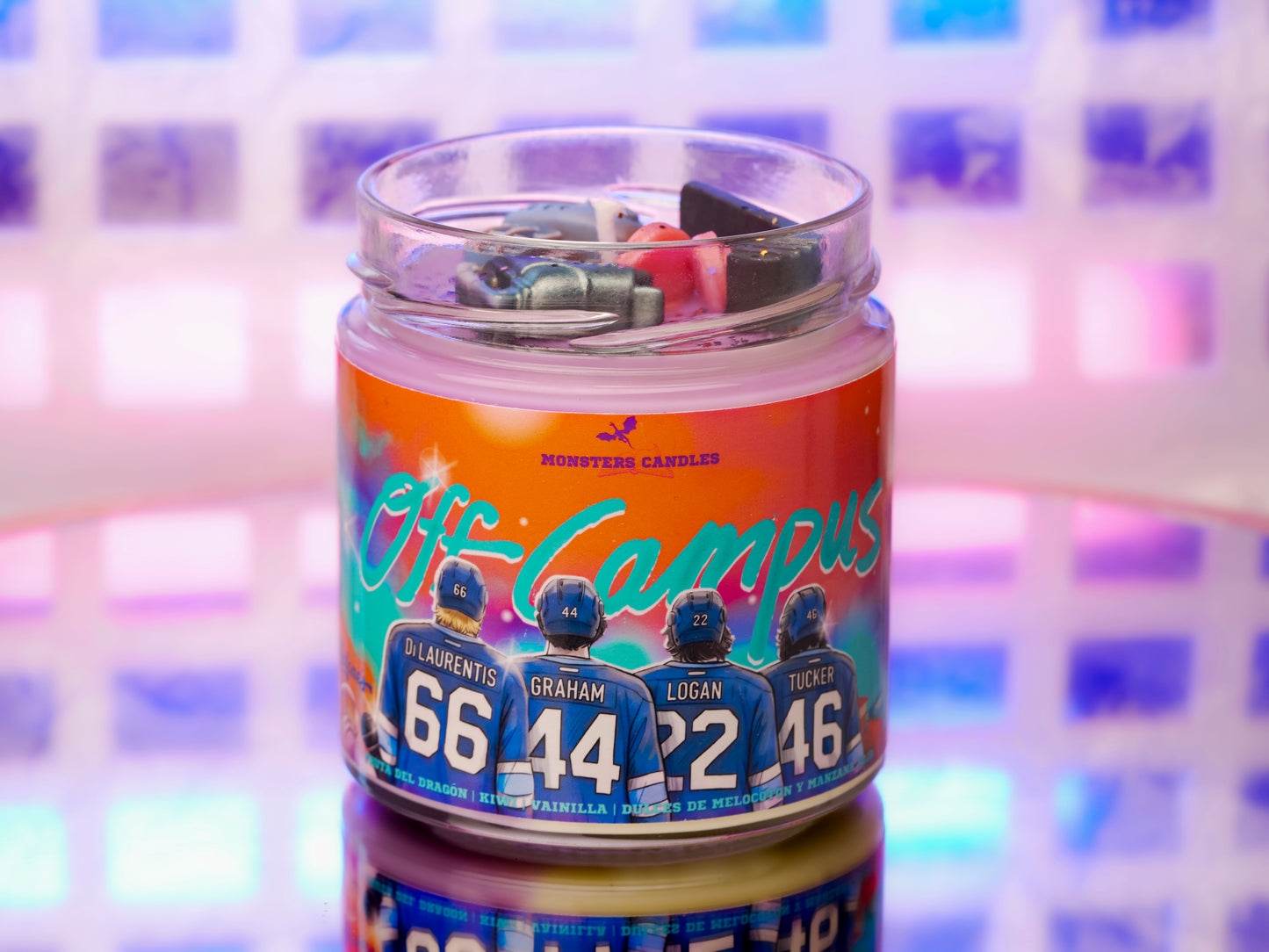 Vela "Off Campus" - Monsters Candles ® - Velas Literarias