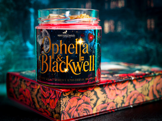 Vela "Ophelia y Blackwell" Phantasma | Monsters Candles ®