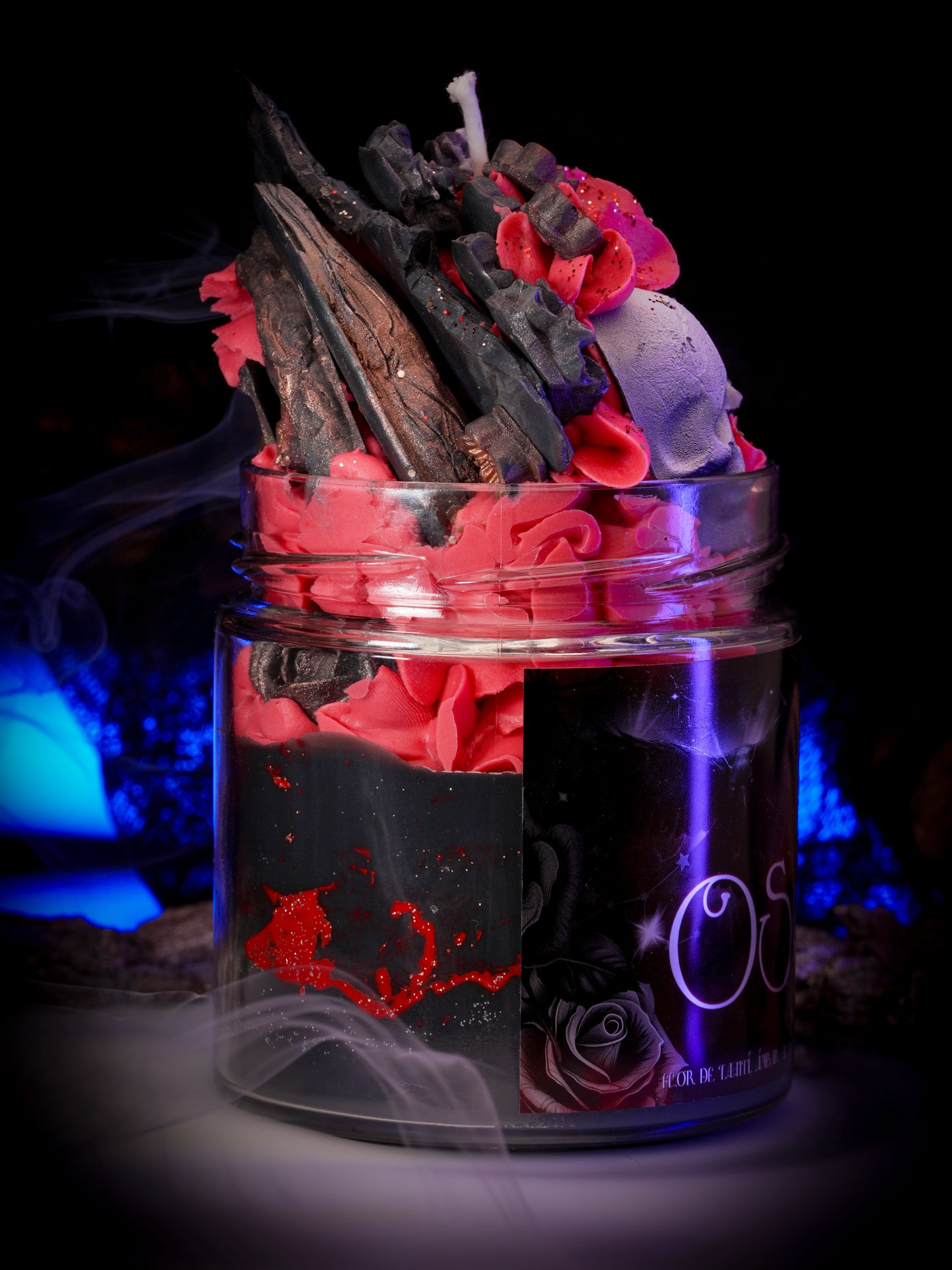 Vela "Oscura" Anatema de Keri Lake - Edición Artística - Monsters Candles ® - Velas Literarias