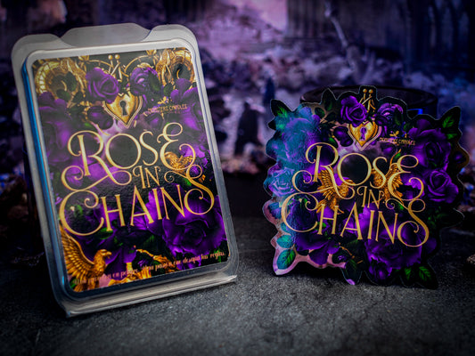 Caja Literaria "Rose in Chains" Julie Soto - Monsters Candles ® - Velas Literarias