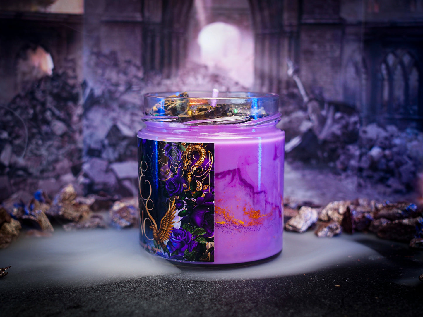 Vela “Rose in Chains" - Monsters Candles ® - Velas Literarias