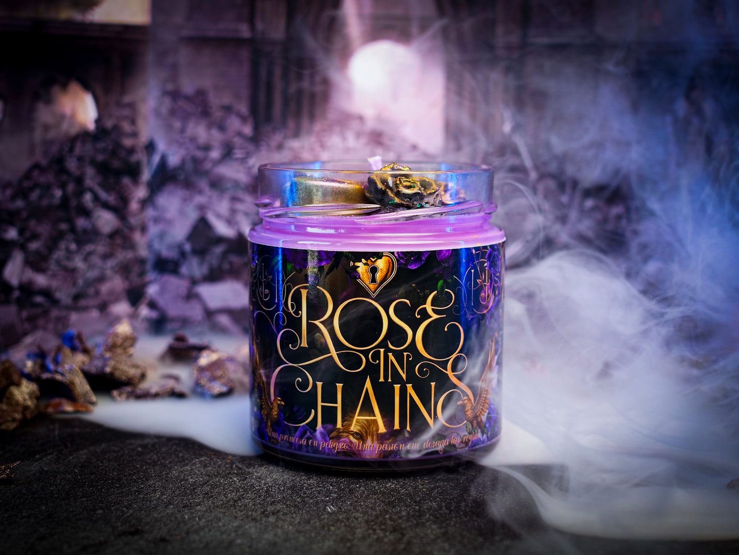 Vela “Rose in Chains" - Monsters Candles ® - Velas Literarias