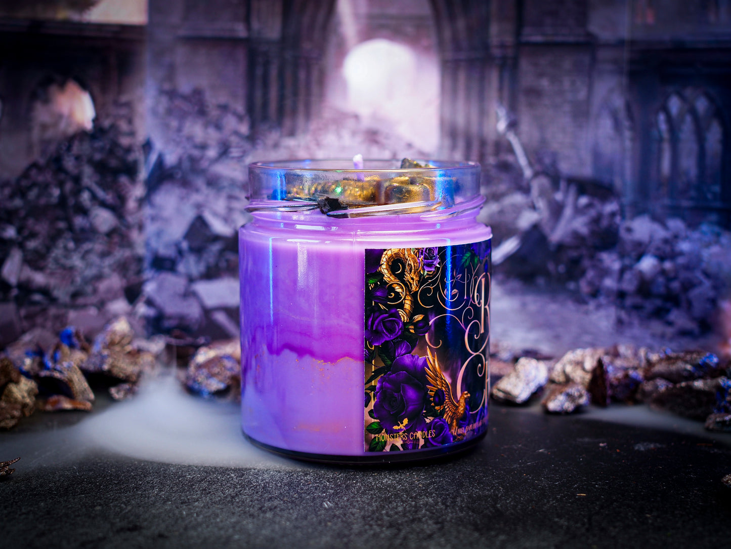 Vela “Rose in Chains" - Monsters Candles ® - Velas Literarias