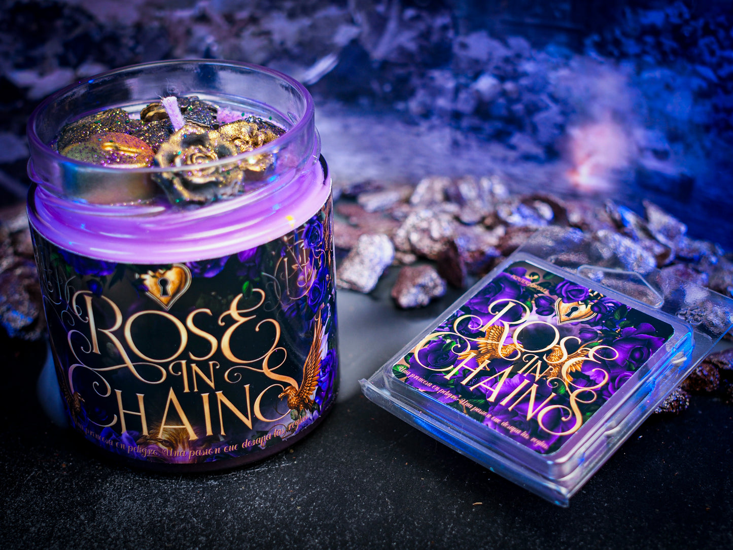 Vela “Rose in Chains" - Monsters Candles ® - Velas Literarias