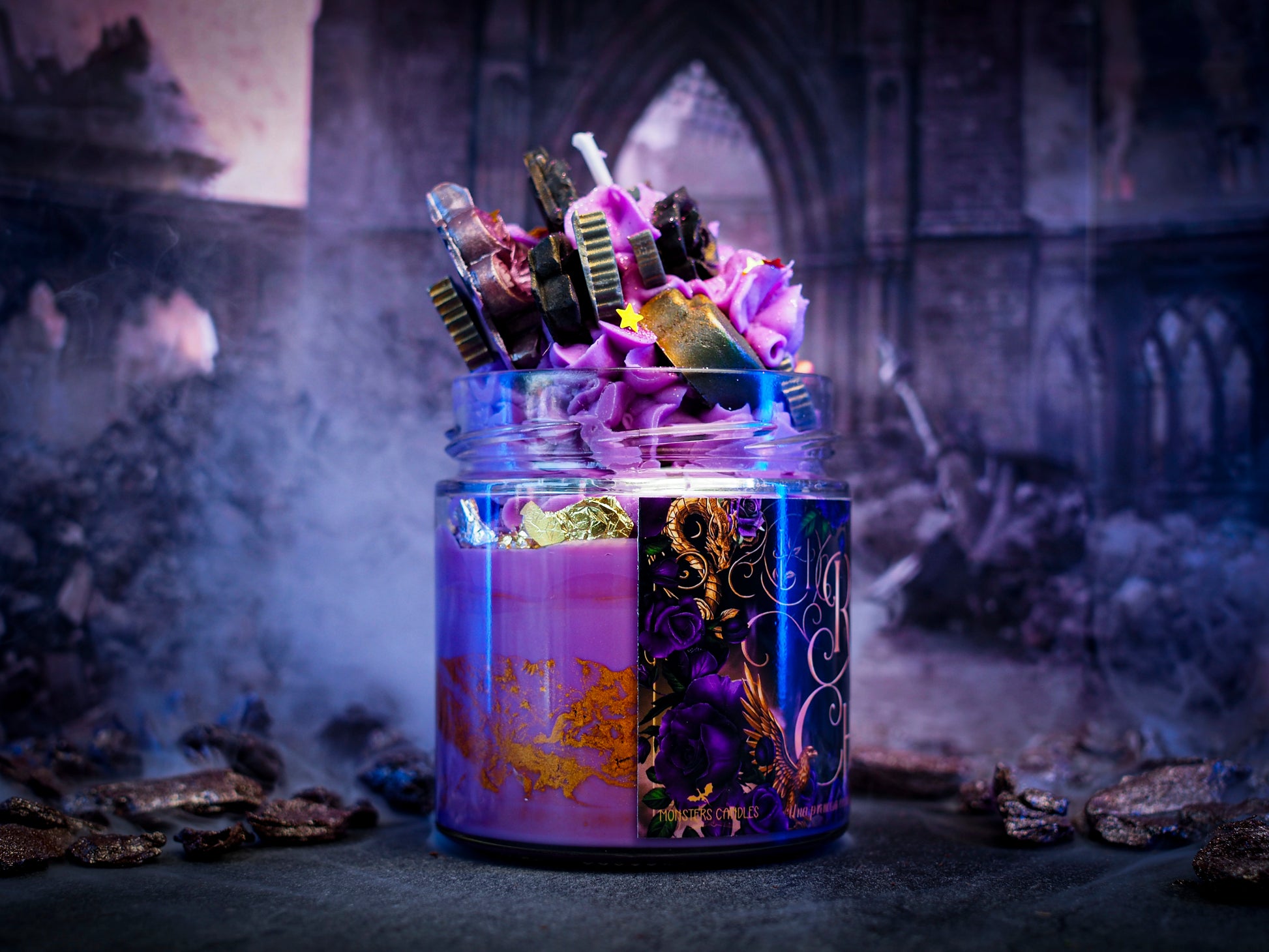 Vela "Rose in Chains" Ed. Exclusiva - Monsters Candles ® - Velas Literarias
