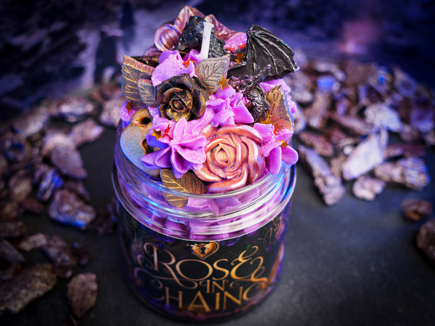Vela "Rose in Chains" Ed. Exclusiva - Monsters Candles ® - Velas Literarias