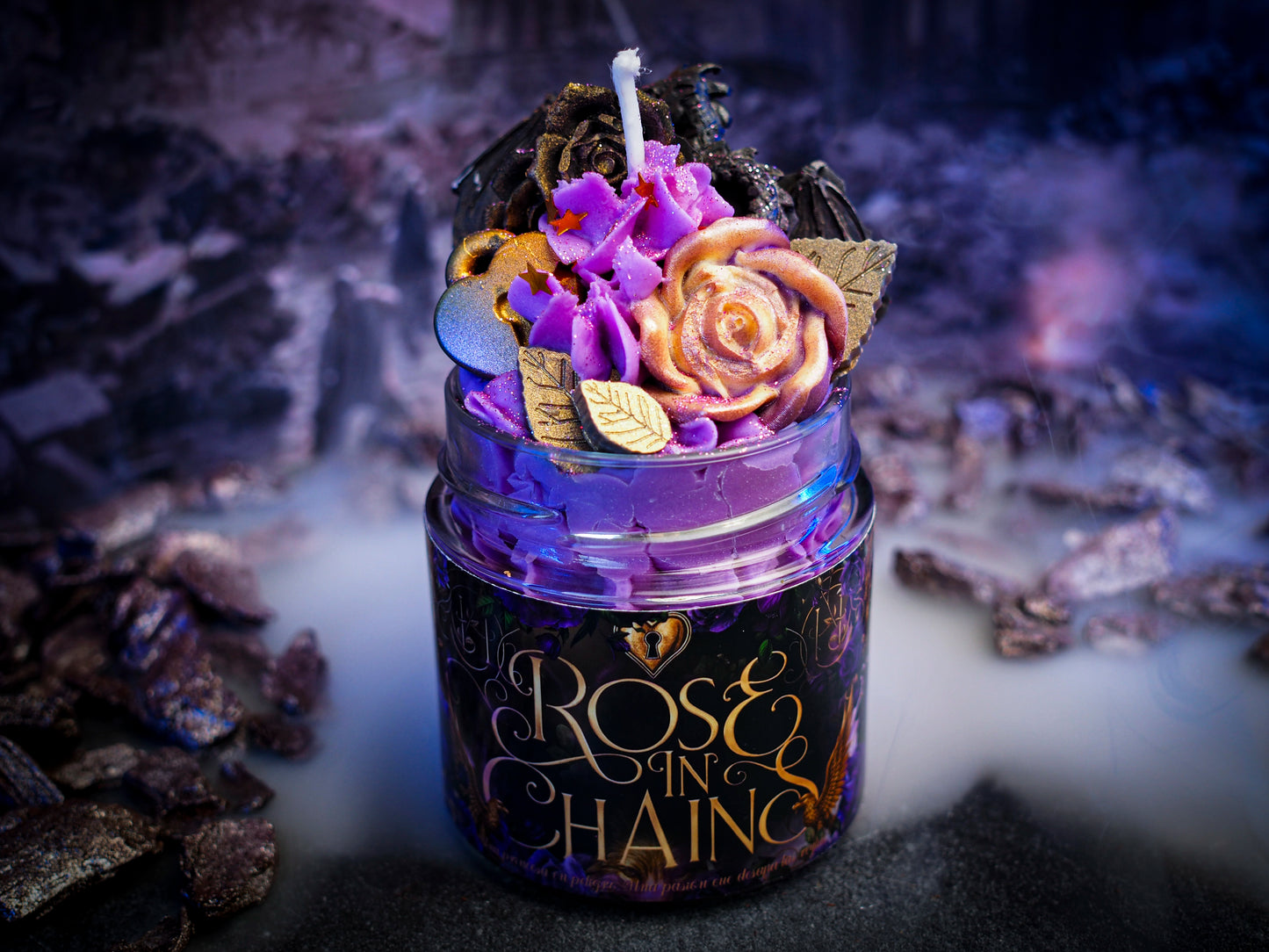 Vela "Rose in Chains" Ed. Exclusiva - Monsters Candles ® - Velas Literarias
