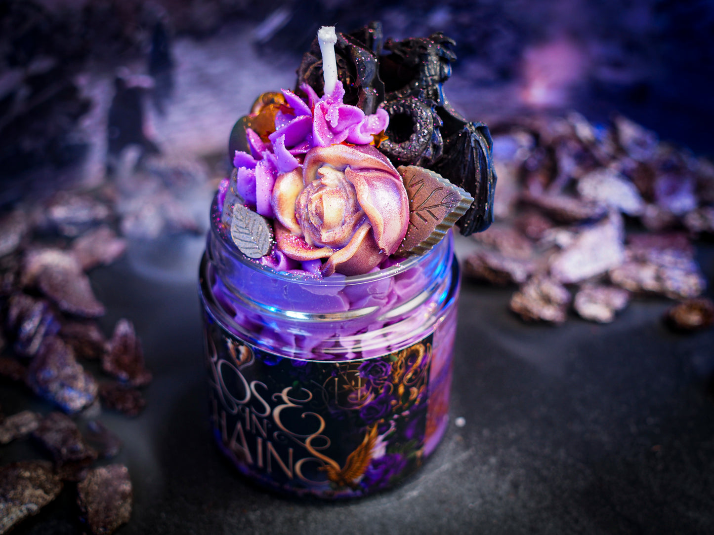 Vela "Rose in Chains" Ed. Exclusiva - Monsters Candles ® - Velas Literarias