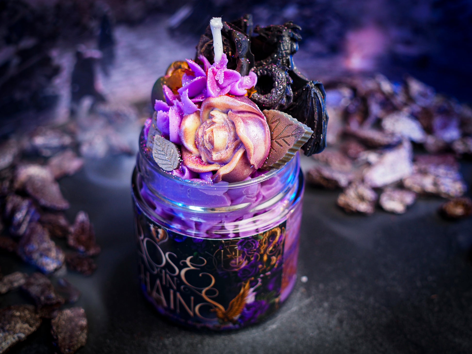 Vela "Rose in Chains" Ed. Exclusiva - Monsters Candles ® - Velas Literarias