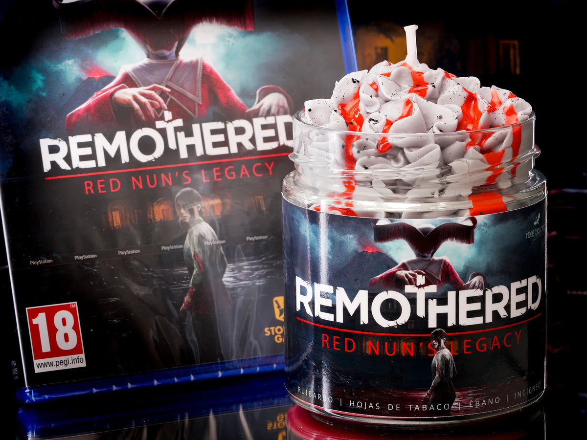 Vela “Remothered: Red Nun's Legacy” Ed. Limitada x @meridiemgames - Monsters Candles ® - Velas Literarias