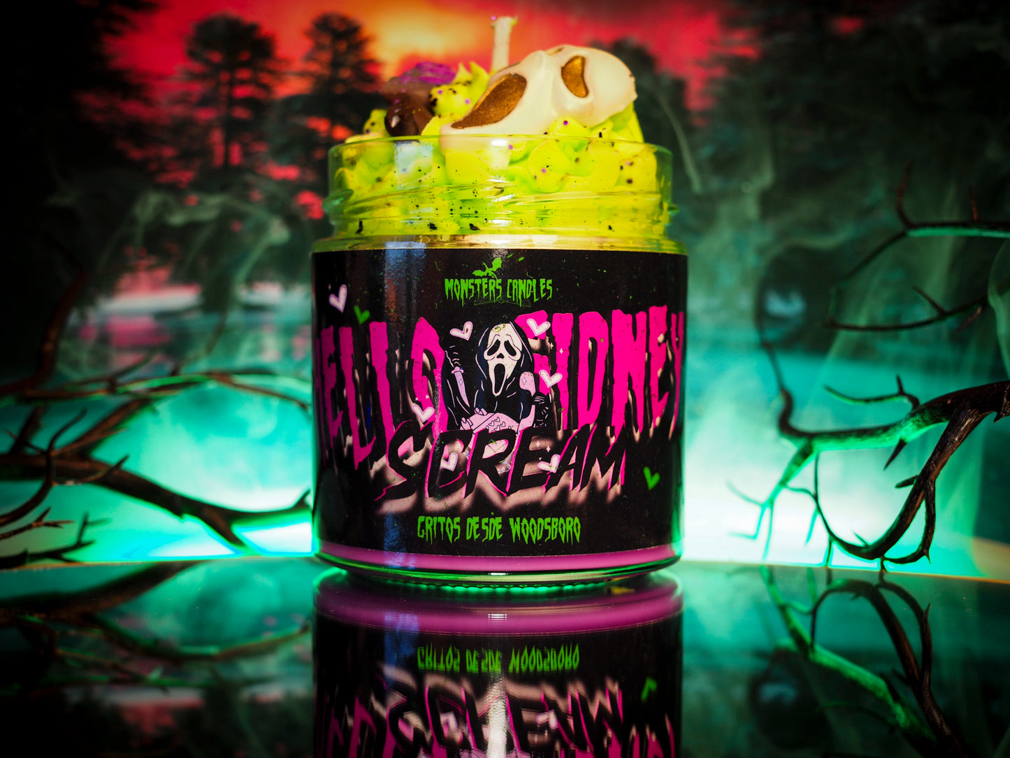 “Scream” Candle