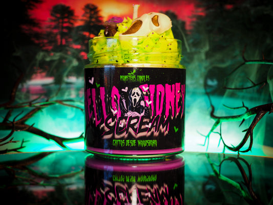 “Scream” Candle