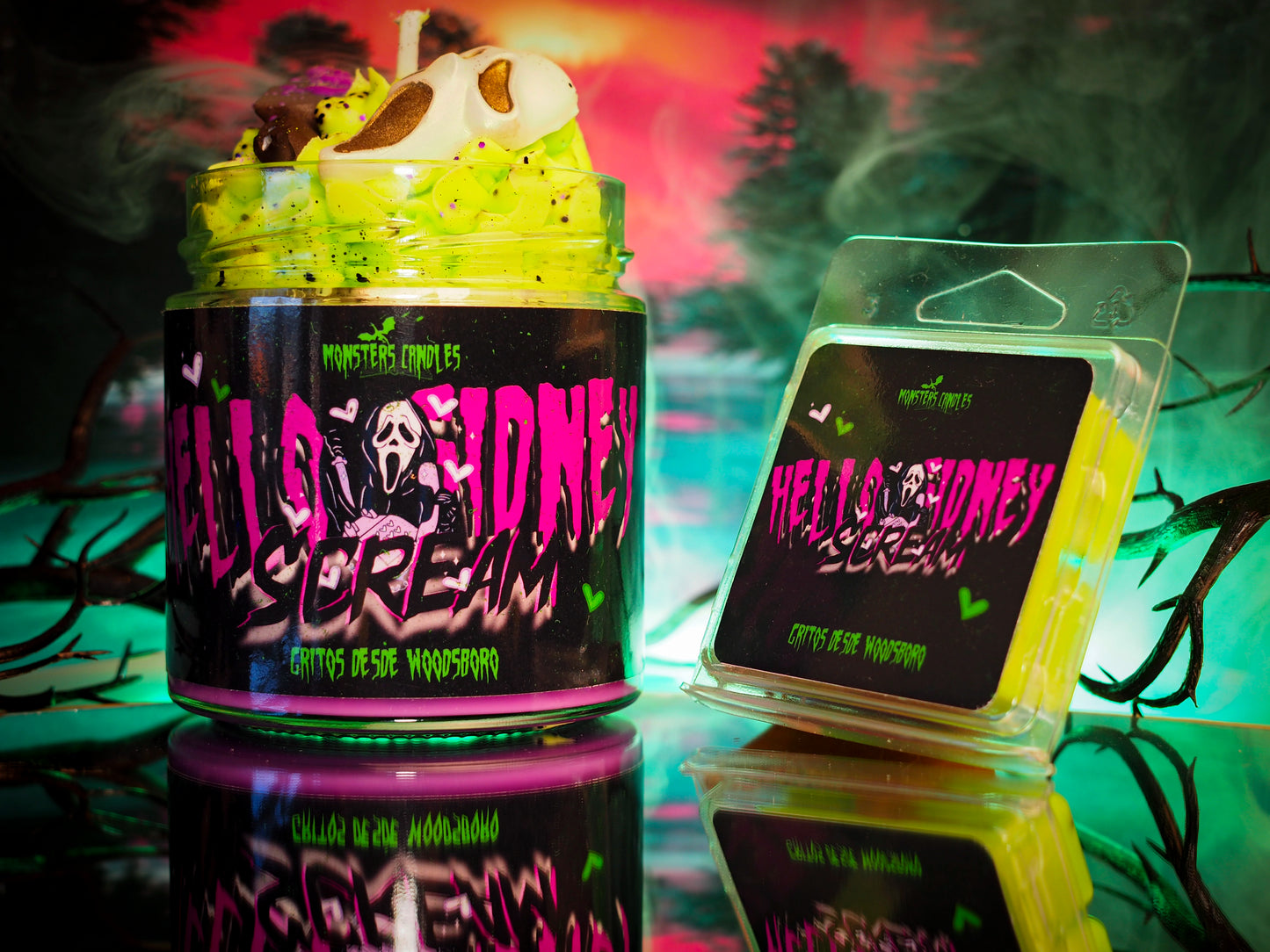 “Scream” Candle