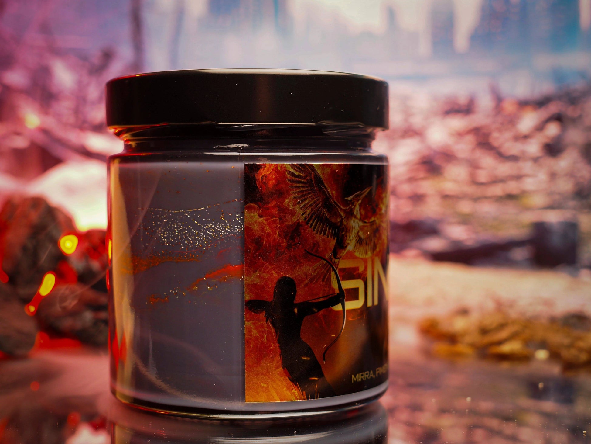 Vela “Sinsajo" Los Juegos del Hambre | Monsters Candles ® - Velas Literarias