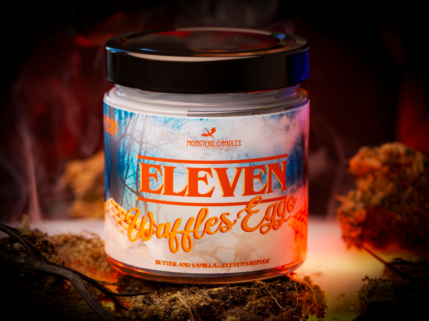 Vela Clásica “Eleven`s Waffles" | Monsters Candles ®