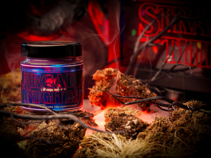 Vela “Arcade Nights" | Monsters Candles® - Velas Literarias