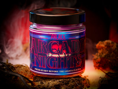 Vela “Arcade Nights" | Monsters Candles® - Velas Literarias