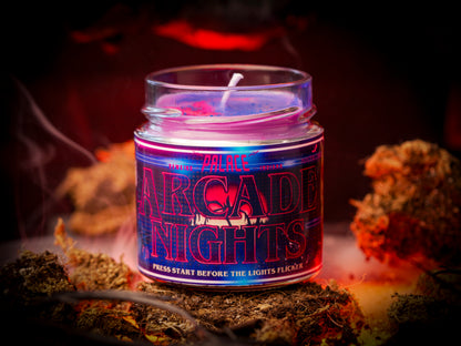 Vela “Arcade Nights" | Monsters Candles® - Velas Literarias