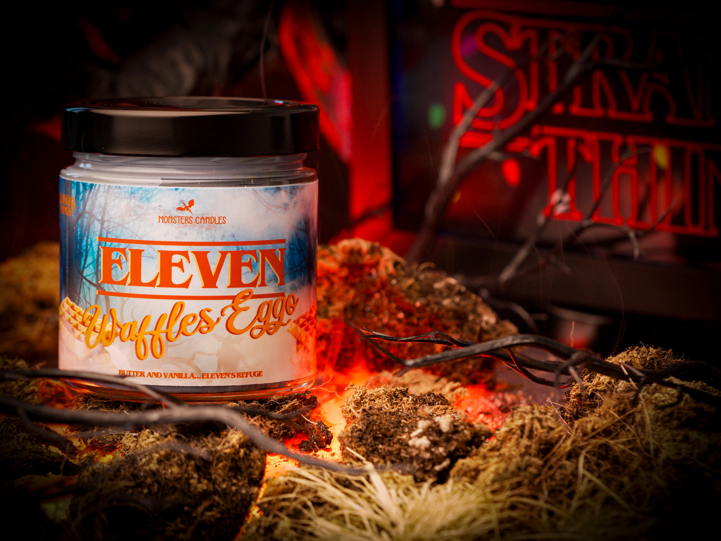 Vela “Eleven`s Waffles" | Monsters Candles® - Velas Literarias