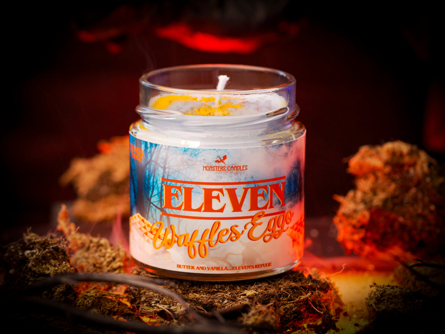 Vela “Eleven`s Waffles" | Monsters Candles® - Velas Literarias