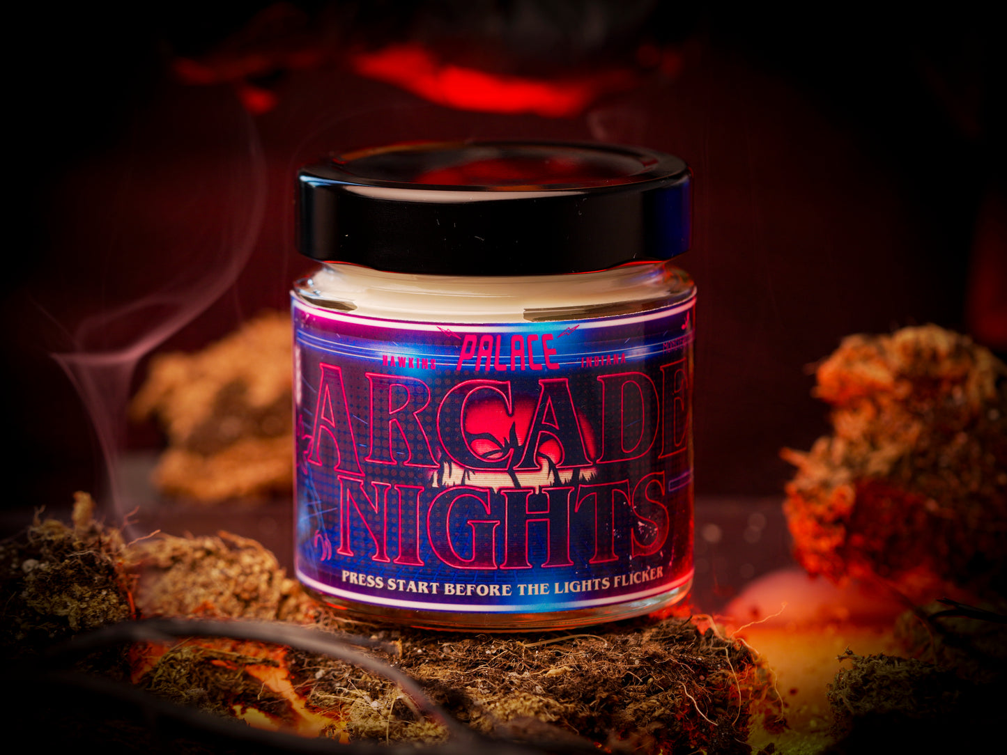 Vela Clásica “Arcade Nights" | Monsters Candles ® - Velas Literarias