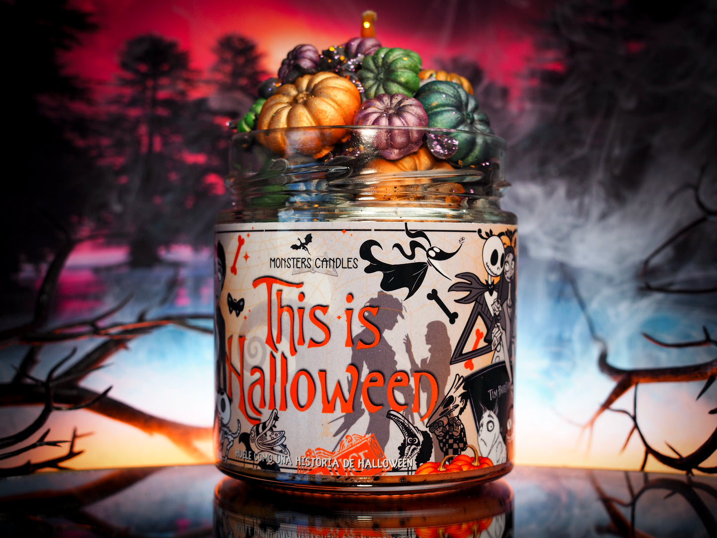 "This is Halloween” Tim Burton Candle 