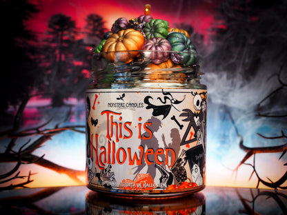 "This is Halloween” Tim Burton Candle 