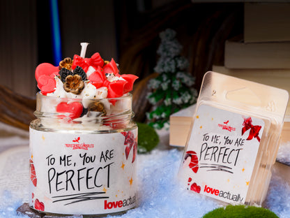 Vela "To me, you are perfect" Love Actually - Ed. Exclusiva