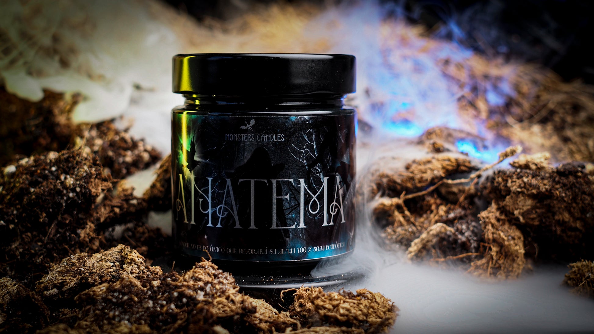 Vela “Anatema" Keri Lake - Monsters Candles ® - Velas Literarias