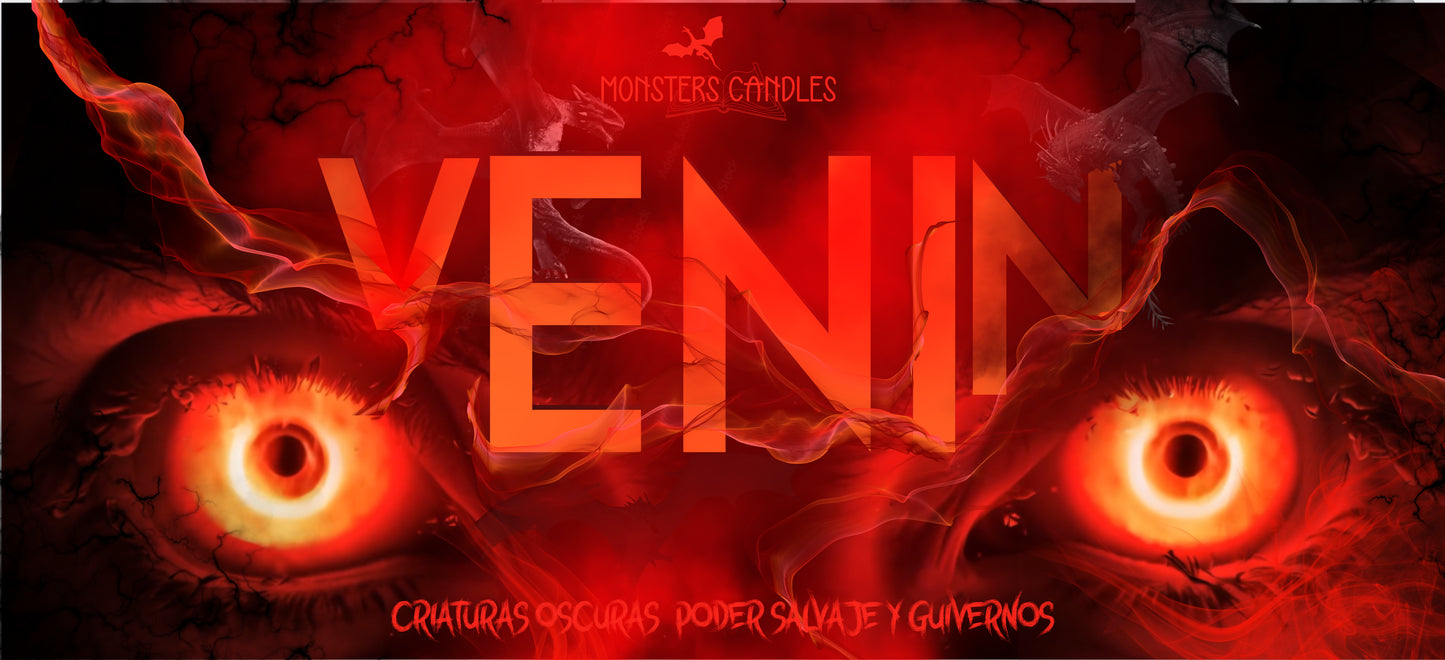 Vela "Venin" Saga Empíreo|Monsters Candles®-Velas Literarias