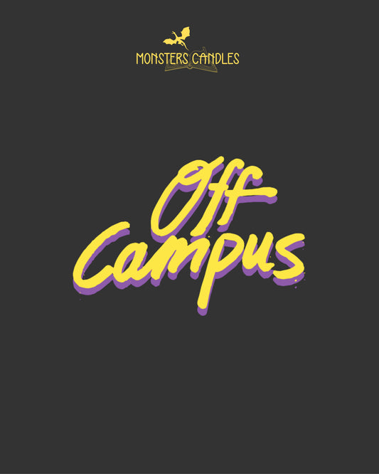 Vela clásica "Off Campus" - Monsters Candles ® - Velas Literarias