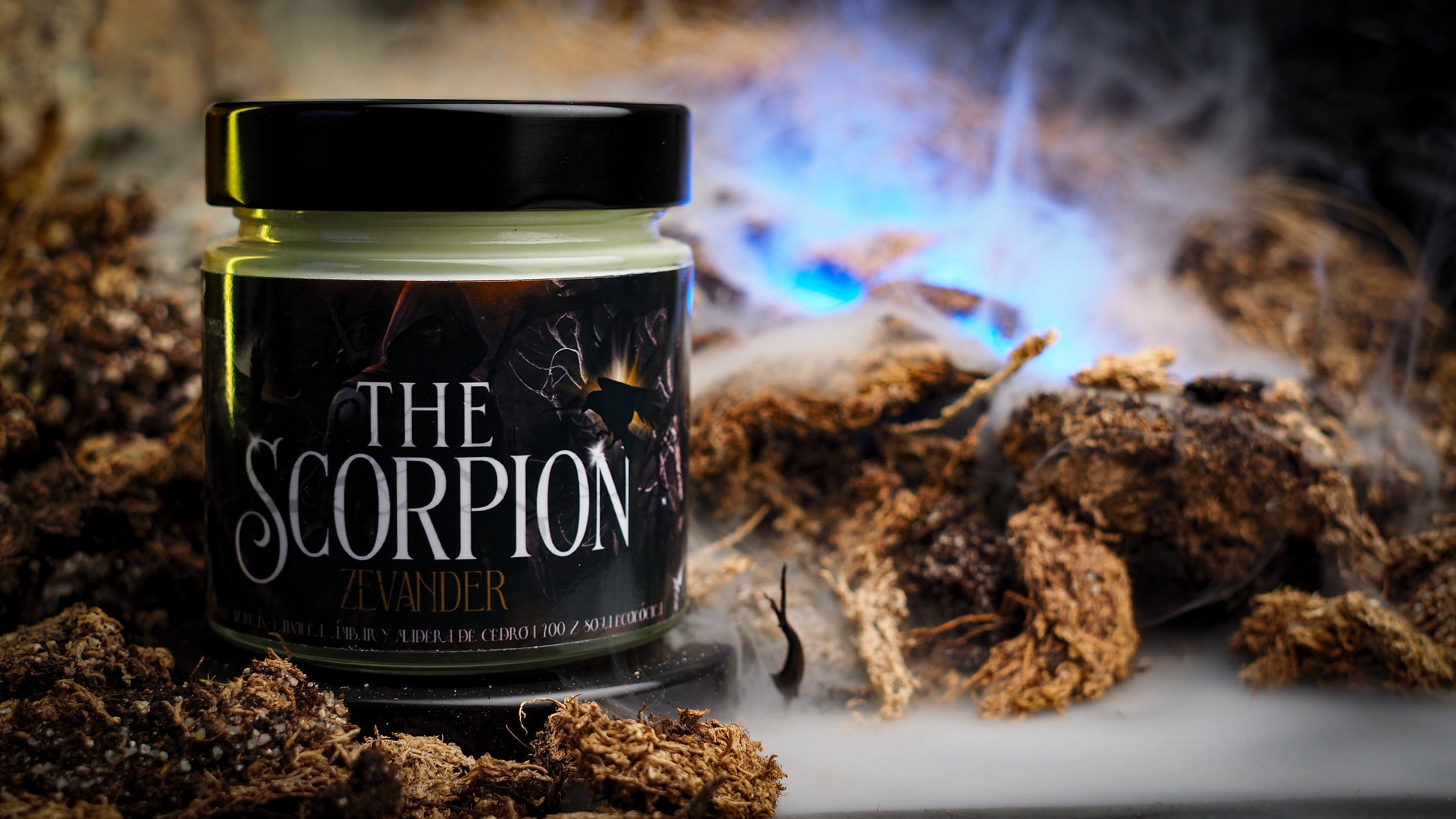 Vela Clásica “Zevander Rydainn" Anatema - Monsters Candles ® - Velas Literarias