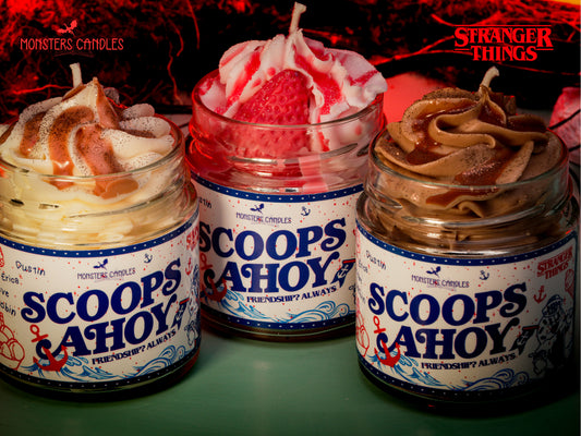 EN STOCK - Vela ICE CREAM "Scoops Ahoy!" Stranger Things CON FROSTING