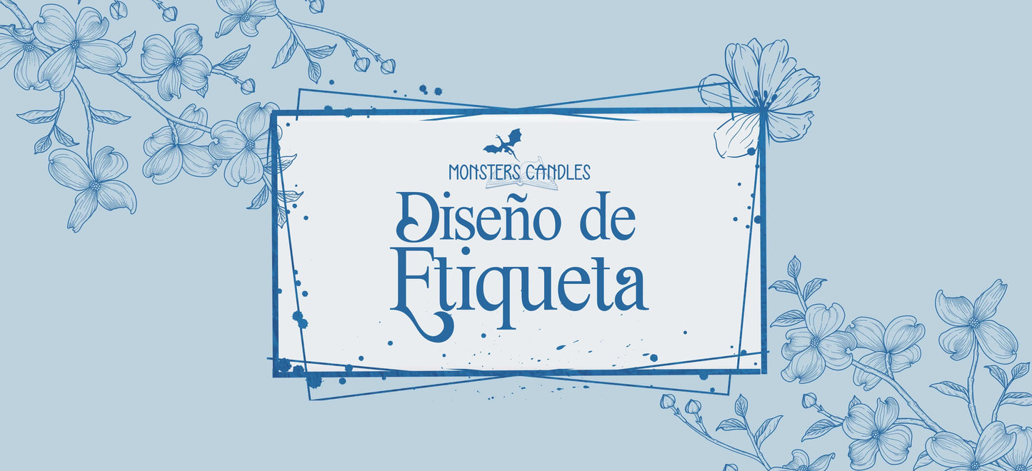 Diseño de Etiqueta Personalizada | Monsters Candles ®