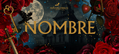 Etiqueta básica personalizada - Monsters Candles ® - Velas Literarias