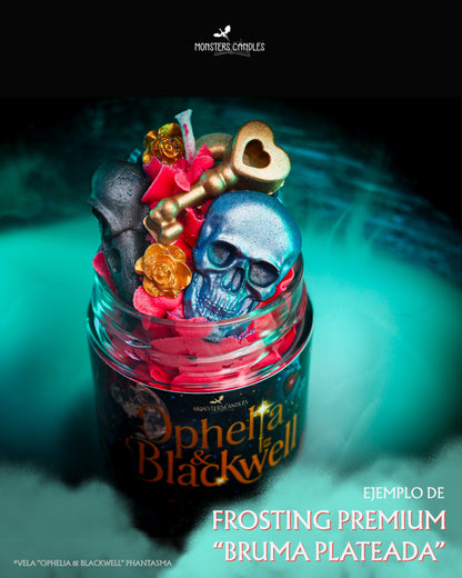 EXTRA DE FROSTING – Dale un toque mágico a tu vela - Monsters Candles ® - Velas Literarias