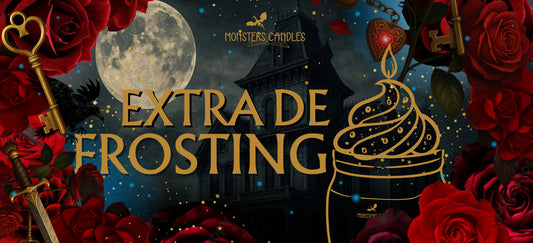 EXTRA DE FROSTING – Dale un toque mágico a tu vela - Monsters Candles ® - Velas Literarias