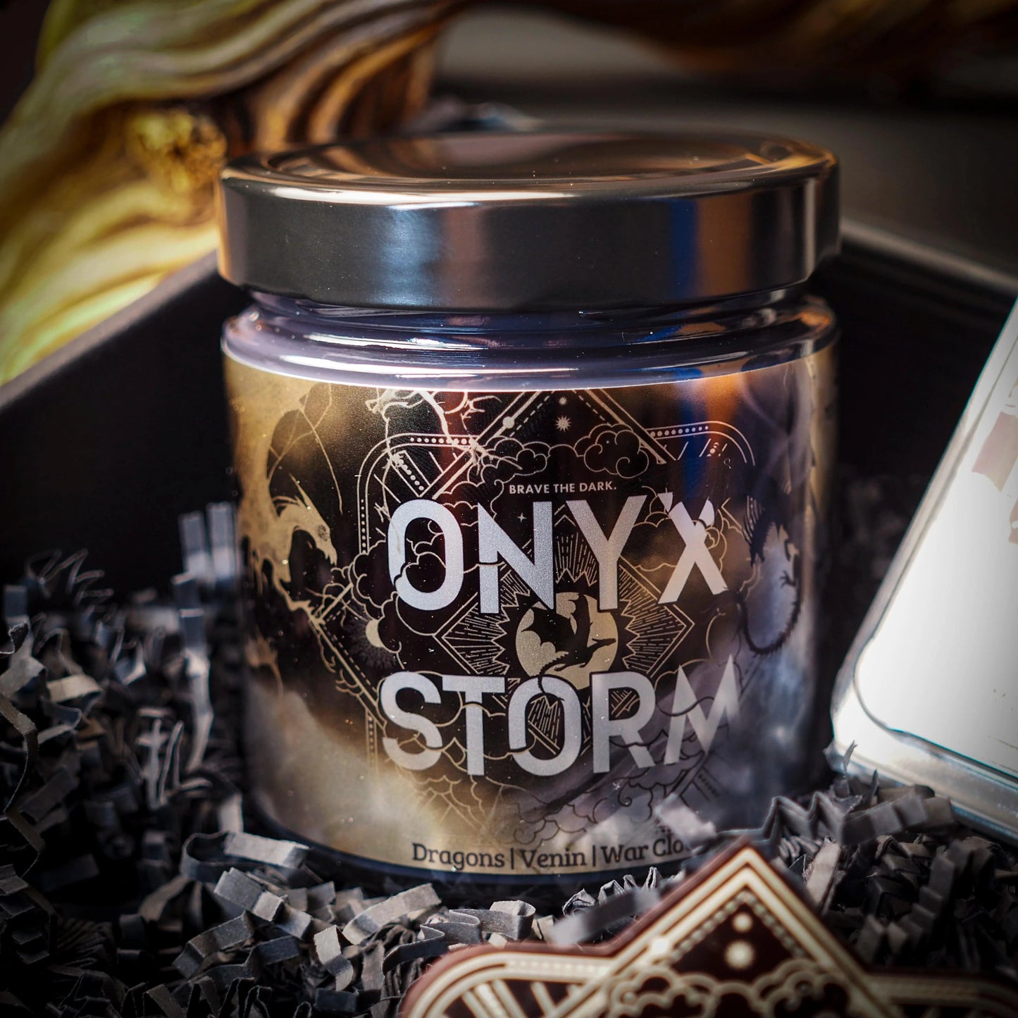 Caja Literaria “Alas de Ónix / Onyx Storm” | Monsters Candles ® - Velas Literarias