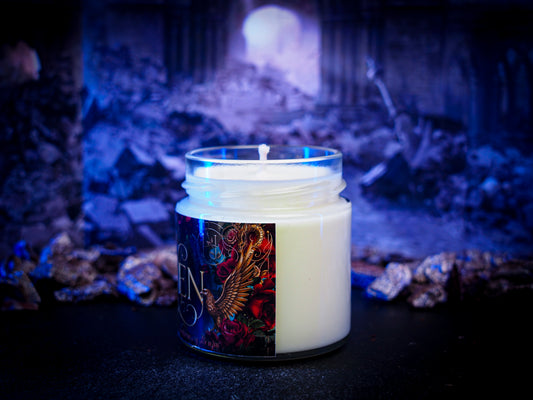 Vela Clásica “Toven Hearst" Rose in Chains - Monsters Candles ® - Velas Literarias