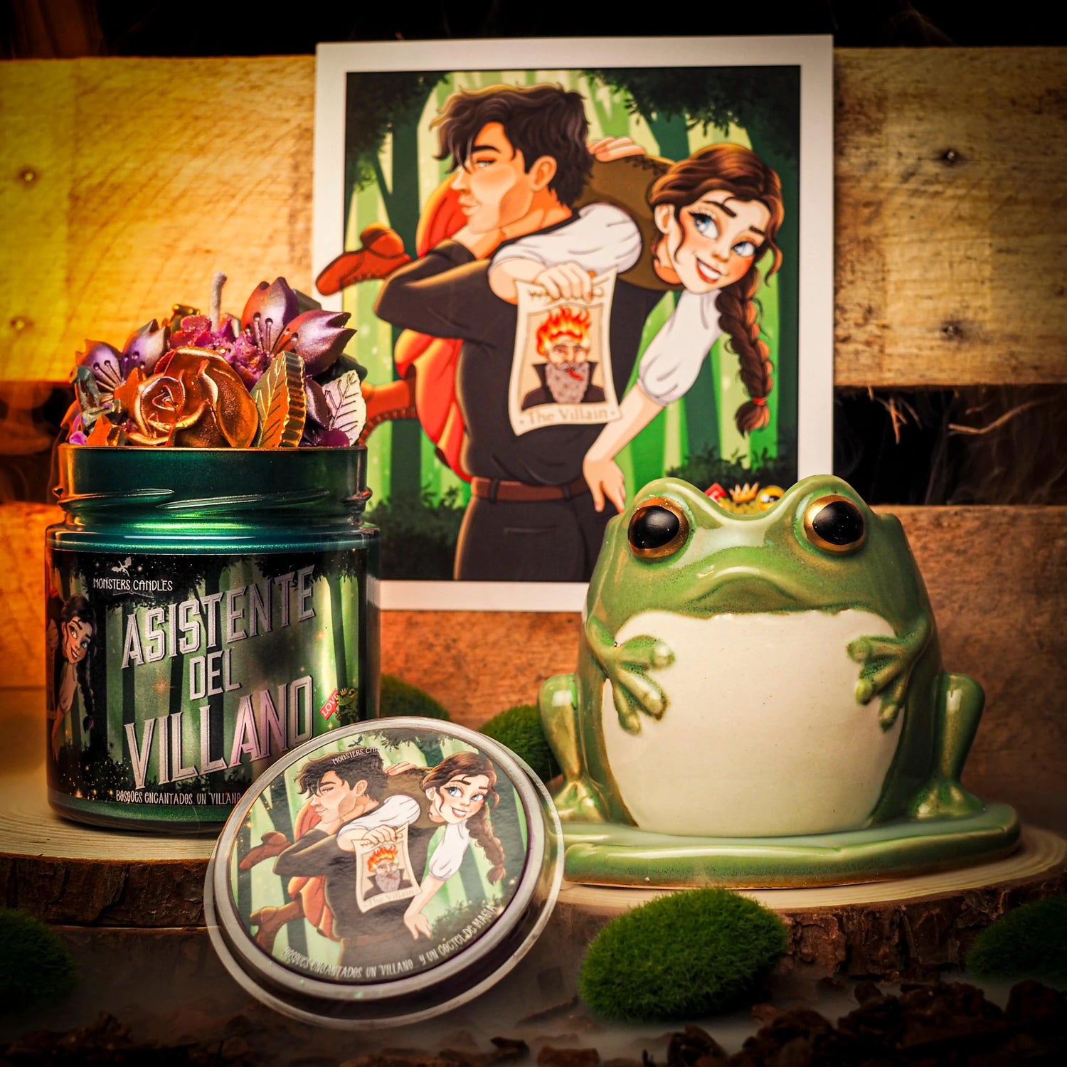 Caja Literaria “Asistente del Villano” | Monsters Candles ®