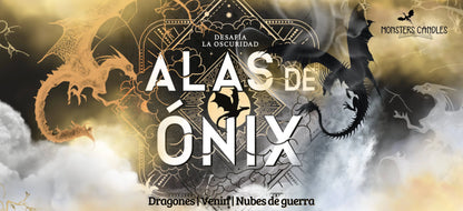 Caja Literaria “Alas de Ónix” | Monsters Candles ®