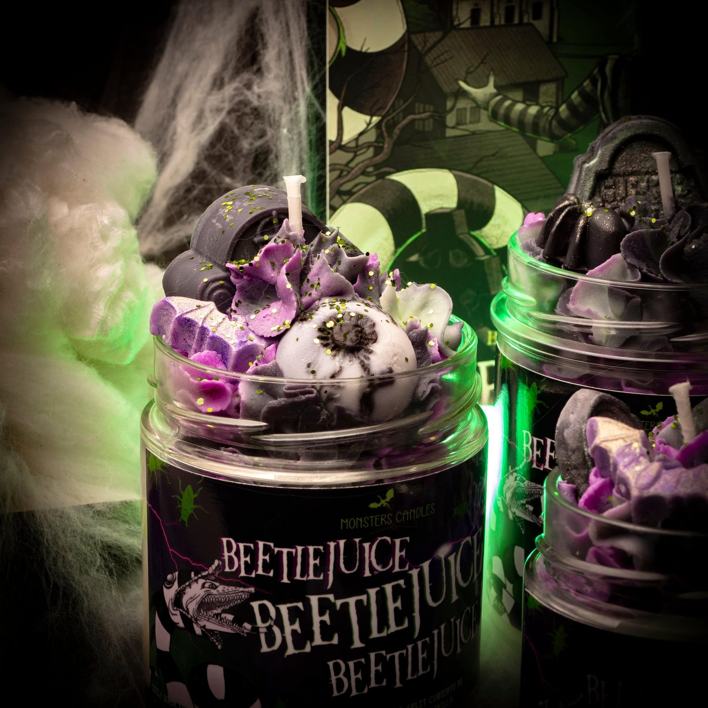 Vela “Beetlejuice” Tim Burton | Monsters Candles ® - Velas Literarias