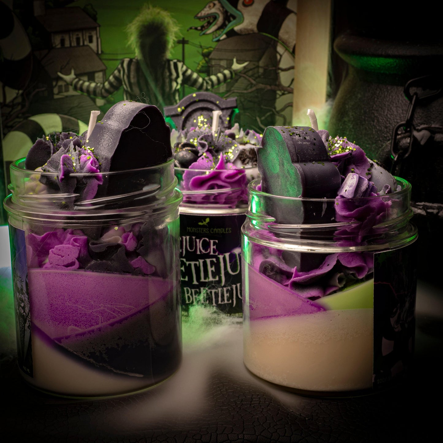 Vela “Beetlejuice” Tim Burton | Monsters Candles ® - Velas Literarias