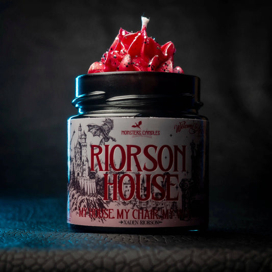 Vela "Casa Riorson" Alas de Sangre / Alas de Hierro | Monsters Candles ® - Velas Literarias