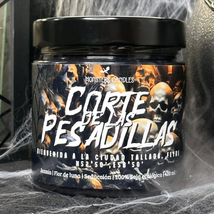 Vela "Corte de las Pesadillas" Acotar | Monsters Candles ® - Velas Literarias