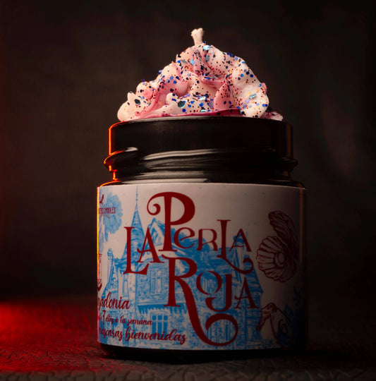 Vela "La Perla Roja" De Sangre y Cenizas | Monsters Candles ® - Velas Literarias