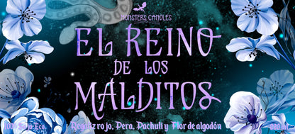 Vela "El Reino de los Malditos - Los siete círculos del Infierno" Kerri Maniscalco - Monsters Candles ® - Velas Literarias artesanas de soja 100% ecológica