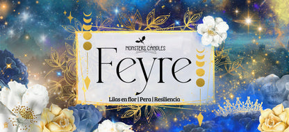 Vela “Feyre Archeron” Acotar | Monsters Candles ® - Velas Literarias