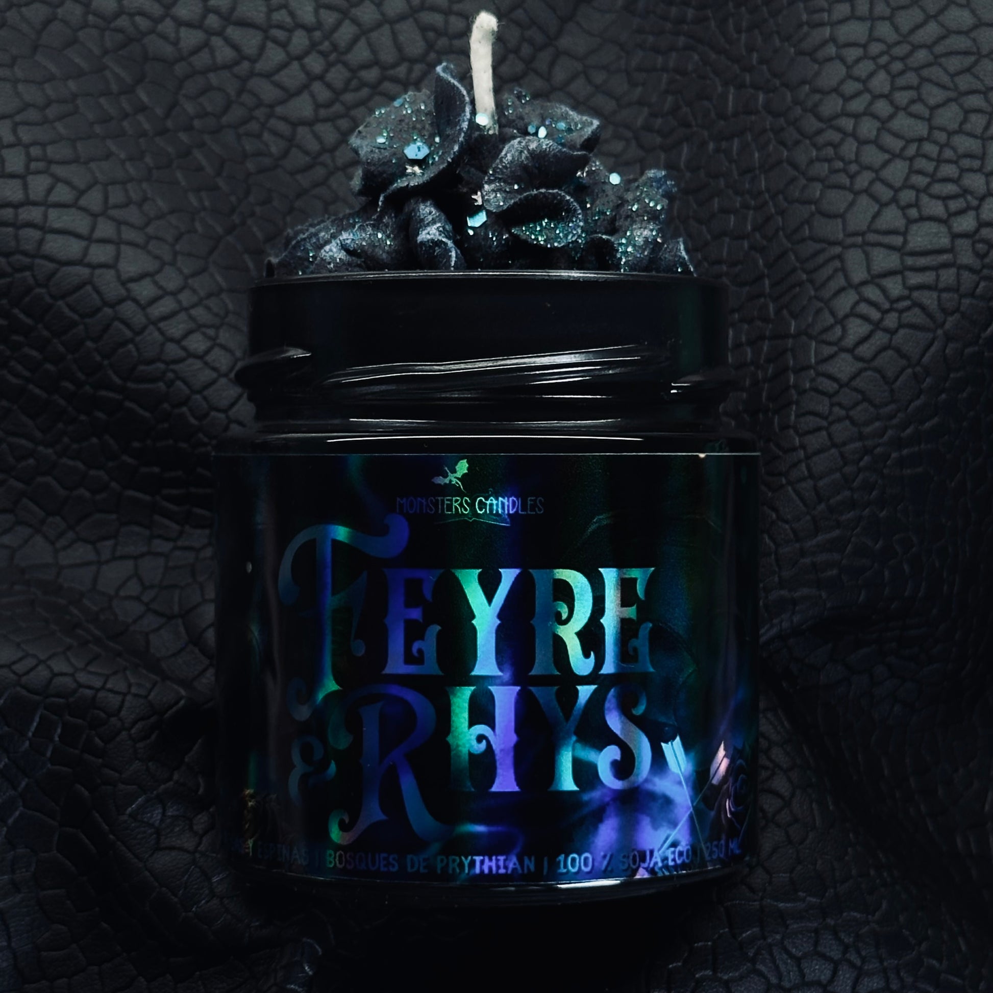 Vela "Feyre y Rhys" Colección Parejas de la literatura - Monsters Candles ® - Velas Literarias artesanas de soja 100% ecológica