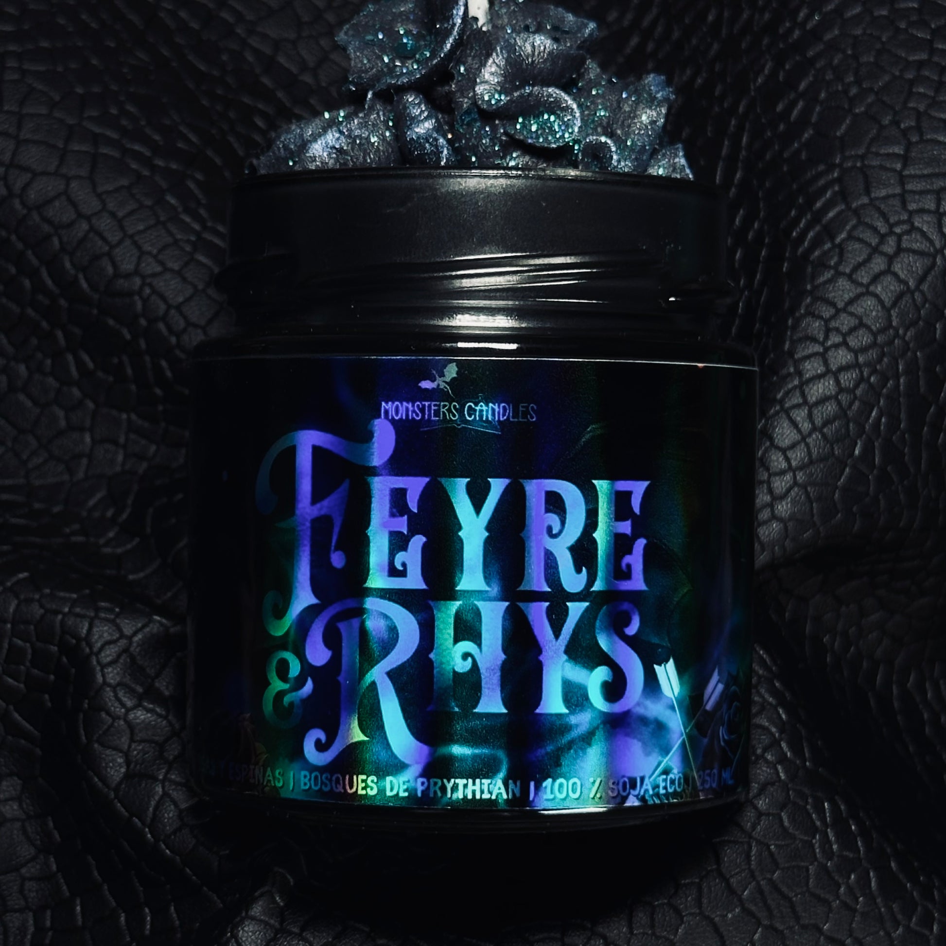 Vela "Feyre y Rhys" Colección Parejas de la literatura - Monsters Candles ® - Velas Literarias artesanas de soja 100% ecológica